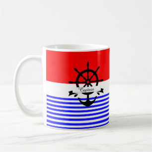 Personalised Nautical Coffee Mug