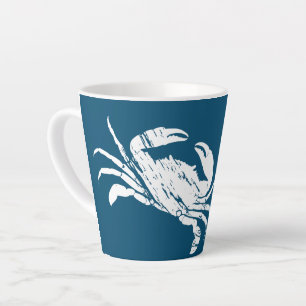 Personalised Nautical Crab Latte Mug