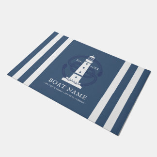 Personalised Nautical lighthouse Doormat