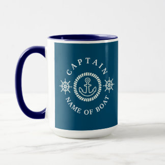 Personalised Nautical Mug Captain/Boat Names