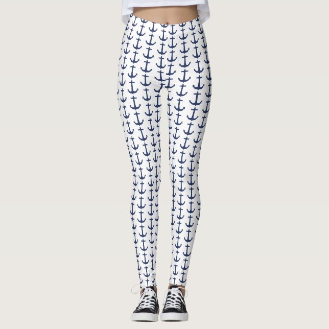 Personalised Nautical Theme Leggings (Front)