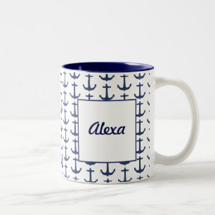 Personalised Nautical Theme Mug