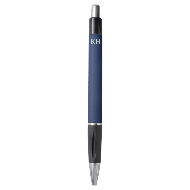 Personalised Navy Blue Monogram Writing (Front Vertical)