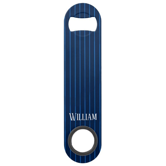 Personalised navy blue pinstripes (Front)
