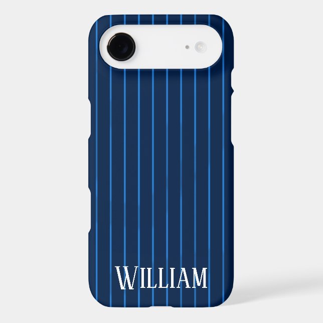 Personalised navy blue pinstripes (Back)