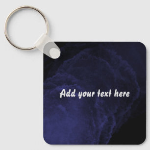 Personalised navy keychain