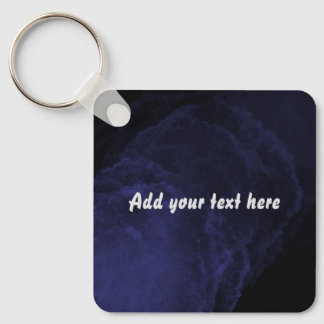 Personalised navy keychain