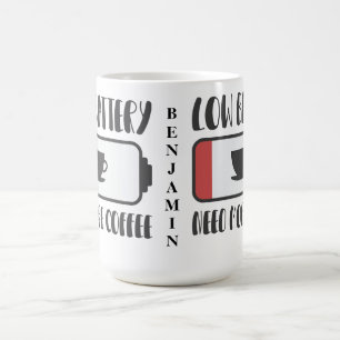 Personalised Need More Coffee Mug