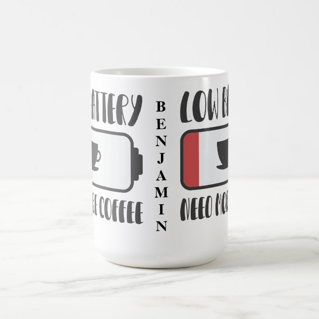 Personalised Need More Coffee Mug (Center)