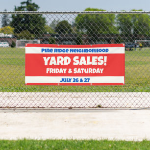Personalised Neighbourhood Sale Banner