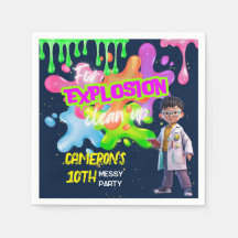 Personalised Neon Science STEM Experiment Party