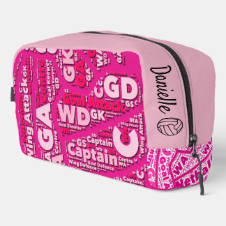 Personalised Netball Cosmetic Bag