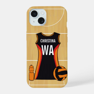Personalised netball smartphone case