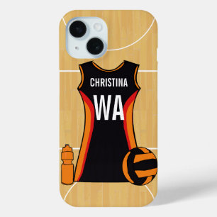Personalised netball smartphone case