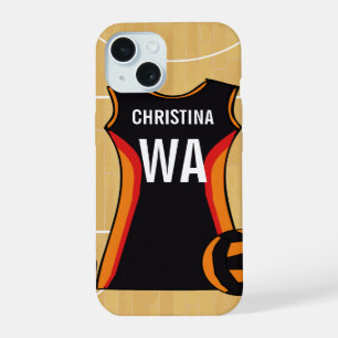Personalised netball smartphone case