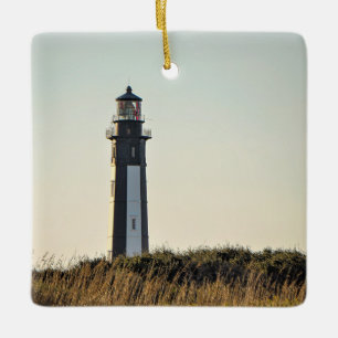 Personalised New Cape Henry Lighthouse Christmas Ceramic Ornament