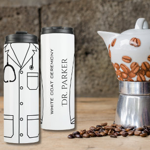 Personalised New Doctor White Coat Ceremony Thermal Tumbler