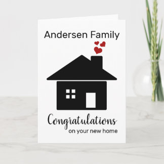 Personalised New Home Card, Housewarming Card