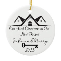 Personalised New Home Christmas Ornament