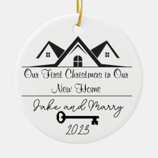 Personalised New Home Christmas Ornament