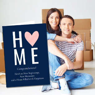 Personalised New Home Congratulations Card New