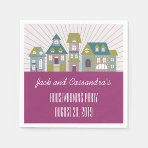 Personalised New Home Housewarming Napkins
