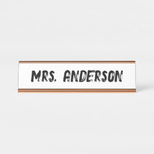 Personalised New Job Professional Manager Gift Desk Name Plate