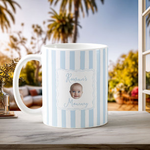 Personalised New Mum Baby Name Face Photo Coffee Mug