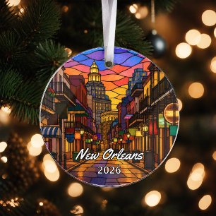 Personalised New Orleans Acrylic Ornament, Custom Ornament