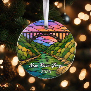 Personalised New River Gorge Natl Park Acrylic Orn Ornament