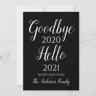 Personalised New Years Eve Holiday Card