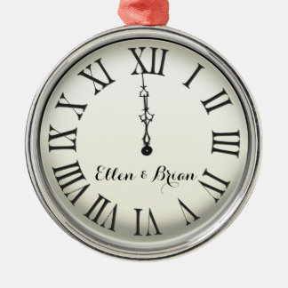 Personalised New Year's Eve Metal Tree Decoration