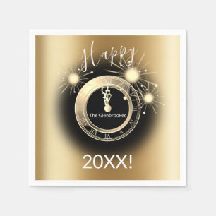 Personalised New Year's Eve Paper Napkins