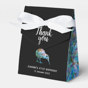 PERSONALISED NEW ZEALAND KIWI PAUA FAVOUR BOX
