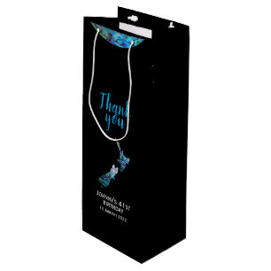 PERSONALISED NEW ZEALAND KIWI PAUA WINE GIFT BAG