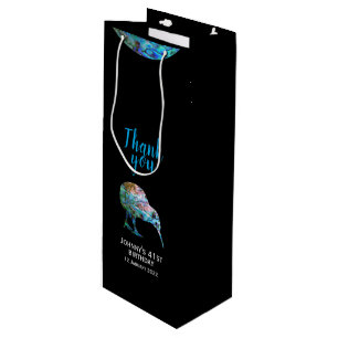 PERSONALISED NEW ZEALAND KIWI PAUA WINE GIFT BAG