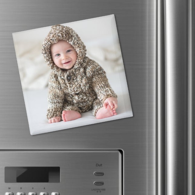 Personalised Newborn Baby Keepsake Photo Magnet (Personalized Newborn Baby Keepsake Photo Magnet)