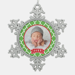 Personalised Newborn Photo Keepsake Ornament