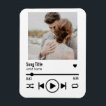 Personalised Newlywed Photo Song Playlist Magnet<br><div class="desc">This personalised song playlist design can be customised with your own music of choice as well as the artist name by clicking on the "personalise this template" button. You can also replace the image with your own image or picture.</div>