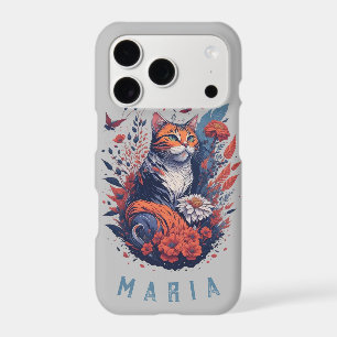 Personalised Nice Kitten Floral Cat