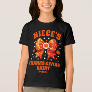 Personalised Niece's Thanksgiving Shirt