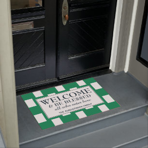 Personalised NIGERIA Welcome Doormat