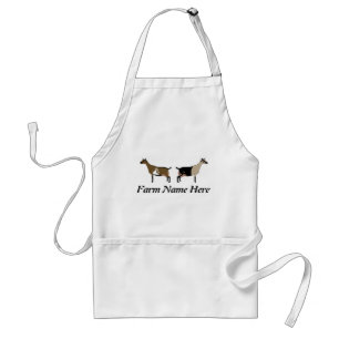 Personalised Nigerian Dwarf Dairy Goat Farm Standard Apron