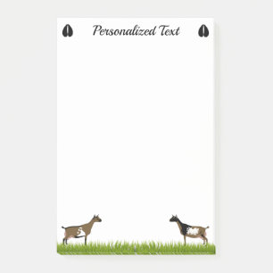 Personalised Nigerian Dwarf Dairy Goat Post-it Notes