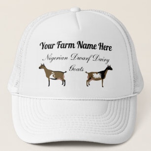 Personalised Nigerian Dwarf Dairy Goat Trucker Hat