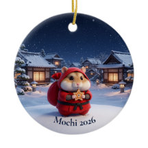 Personalised Ninja Santa Hamster Japanese Christma