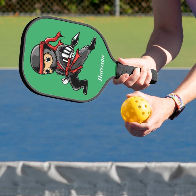 Personalised Ninja Warrior Pickleball Paddle (Insitu)