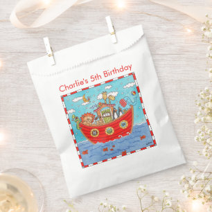 Personalised Noah's Ark Birthday Favour Bags