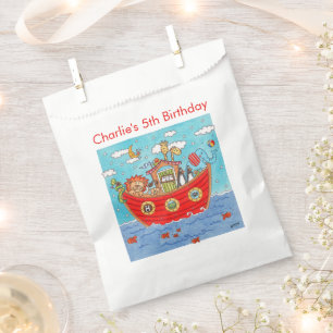 Personalised Noah's Ark Birthday Favour Bags