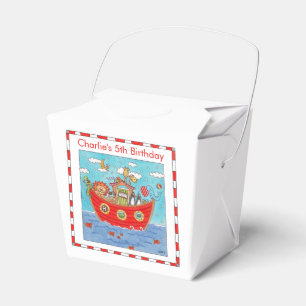 Personalised Noah's Ark Birthday Favour Box